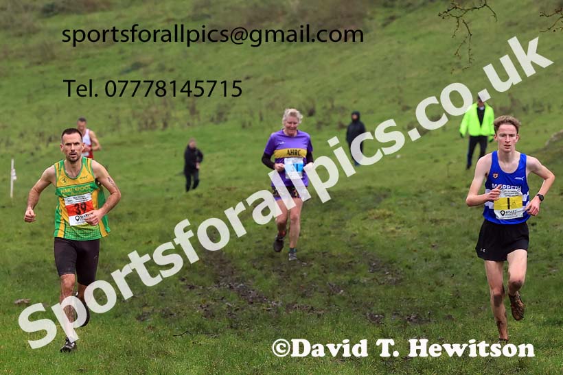 Junior Men and Masters Men 2023 NECAA Cross Country Relays, Thornley Hall Farm, Peterlee, County Durham. Photo: David T. Hewitson/Sports for All Pics